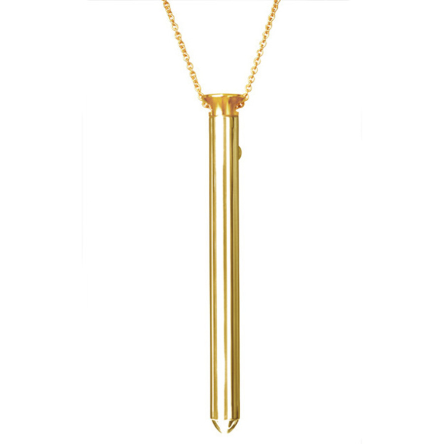 Crave - Vesper Vibrator Necklace Gold Vrouwen Speeltjes